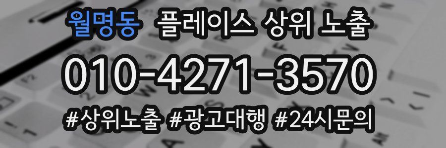 월명동 플레이스 상위 노출