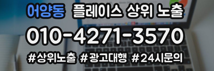 어양동 플레이스 상위 노출