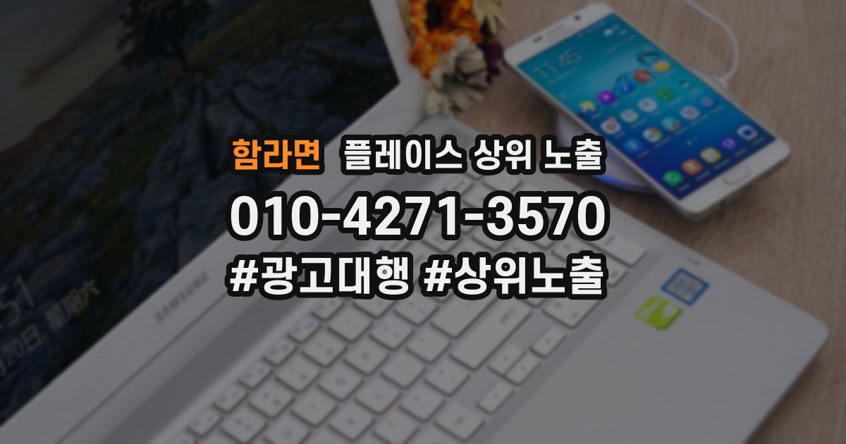 함라면 플레이스 상위 노출