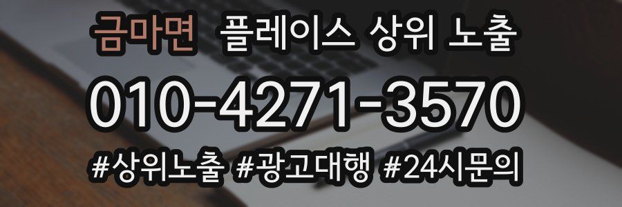 금마면 플레이스 상위 노출
