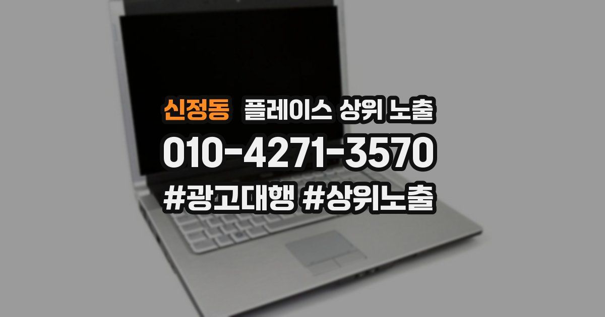 신정동 플레이스 상위 노출