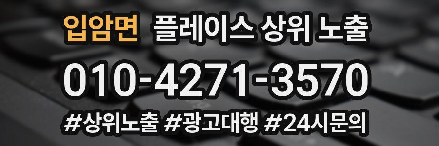 입암면 플레이스 상위 노출