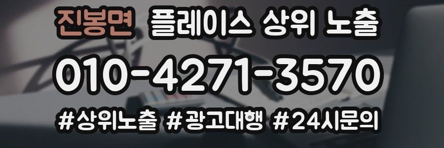 진봉면 플레이스 상위 노출
