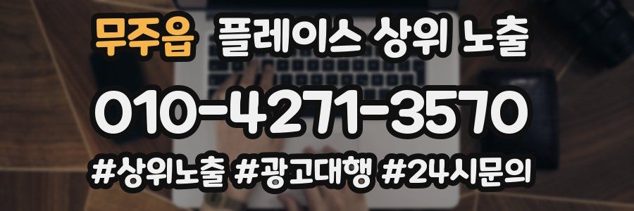 무주읍 플레이스 상위 노출
