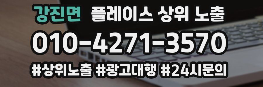 강진면 플레이스 상위 노출