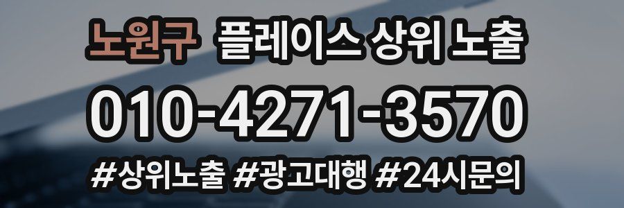 노원구 플레이스 상위 노출