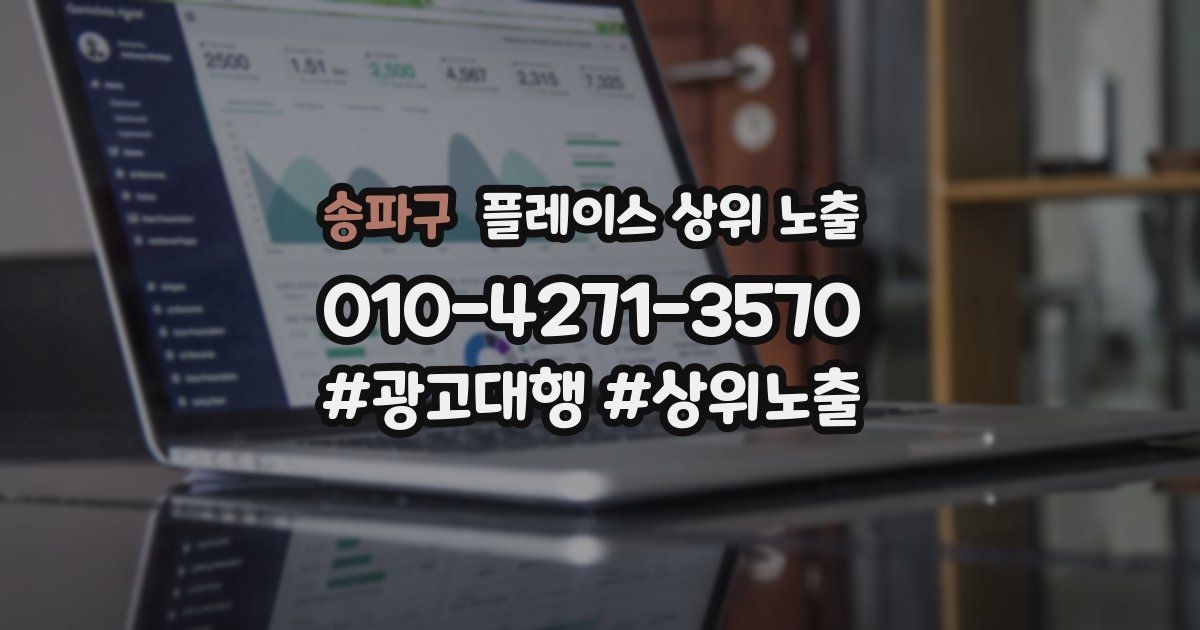 송파구 플레이스 상위 노출