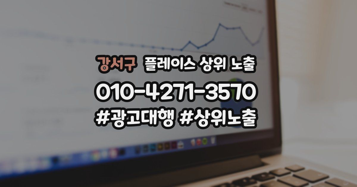 강서구 플레이스 상위 노출