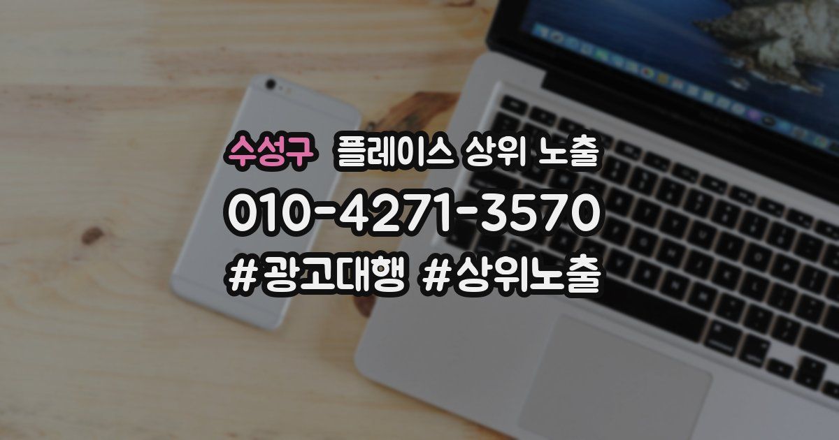 수성구 플레이스 상위 노출