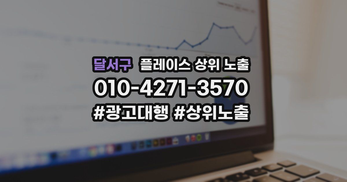 달서구 플레이스 상위 노출