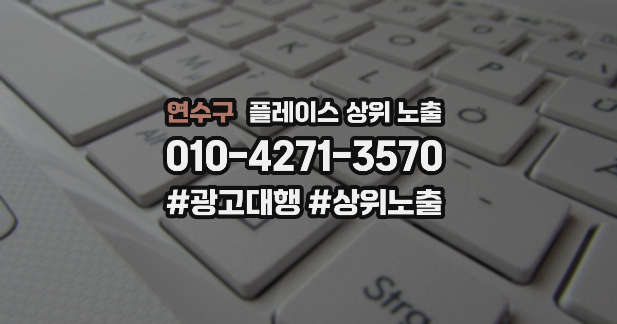 연수구 플레이스 상위 노출