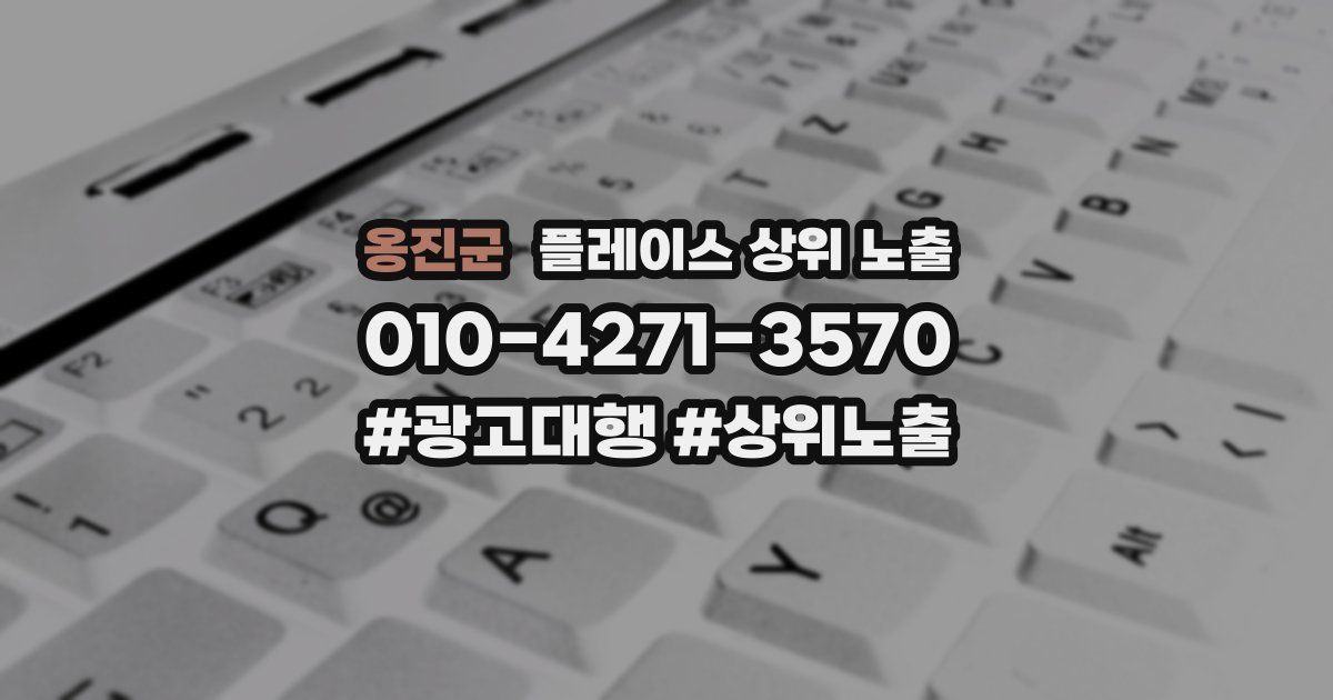 옹진군 플레이스 상위 노출