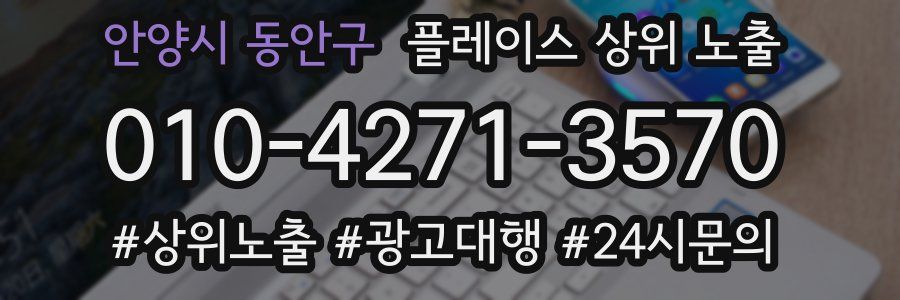 안양시 동안구 플레이스 상위 노출