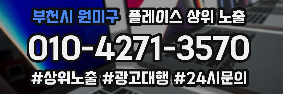 부천시 원미구 플레이스 상위 노출