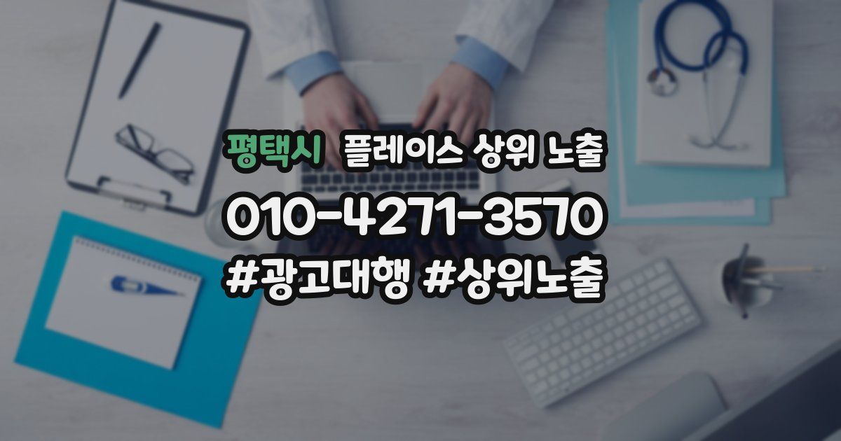 평택시 플레이스 상위 노출
