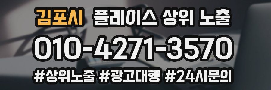 김포시 플레이스 상위 노출