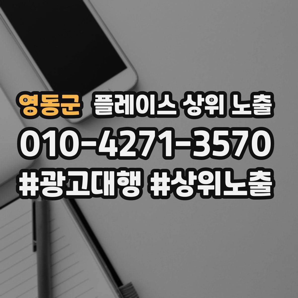 영동군 플레이스 상위 노출