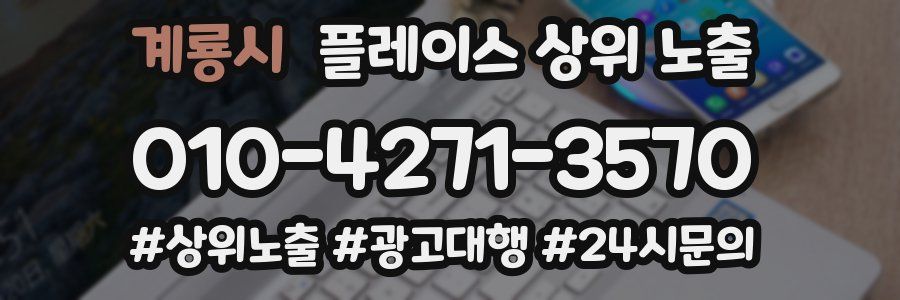 계룡시 플레이스 상위 노출