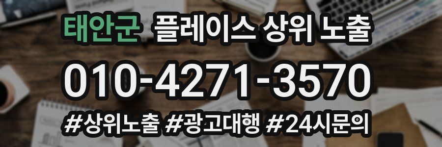 태안군 플레이스 상위 노출