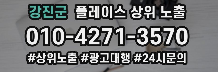 강진군 플레이스 상위 노출