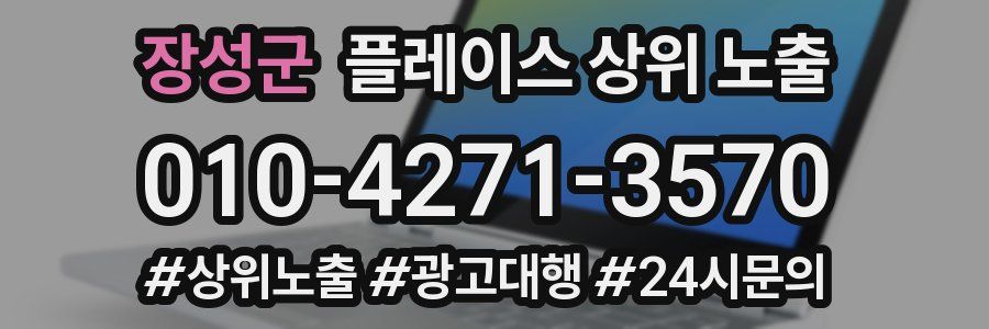 장성군 플레이스 상위 노출