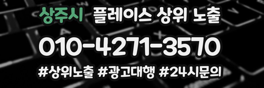 상주시 플레이스 상위 노출