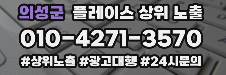 의성군 플레이스 상위 노출