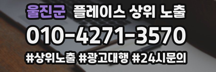울진군 플레이스 상위 노출