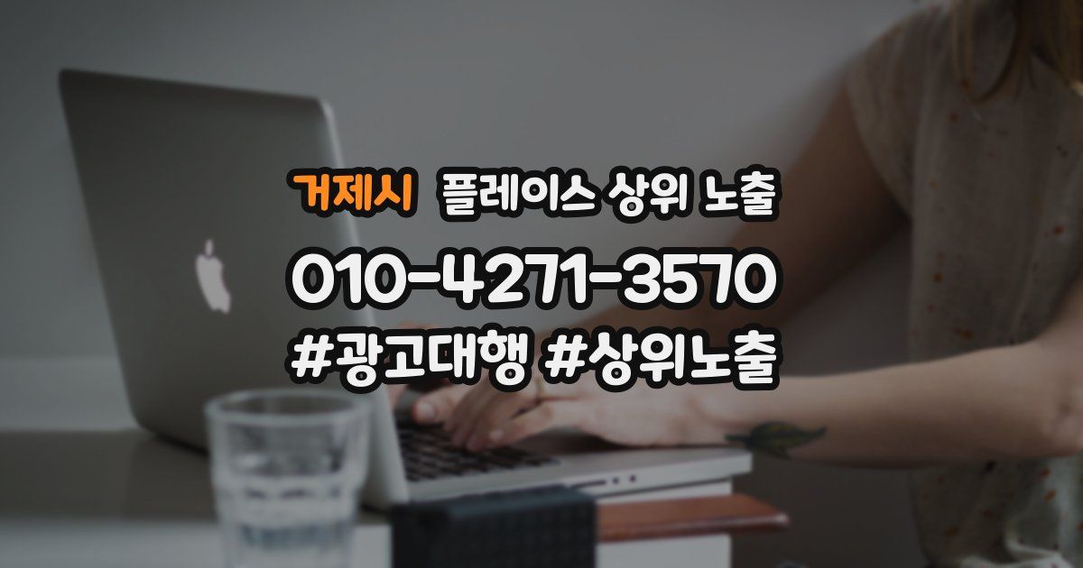 거제시 플레이스 상위 노출