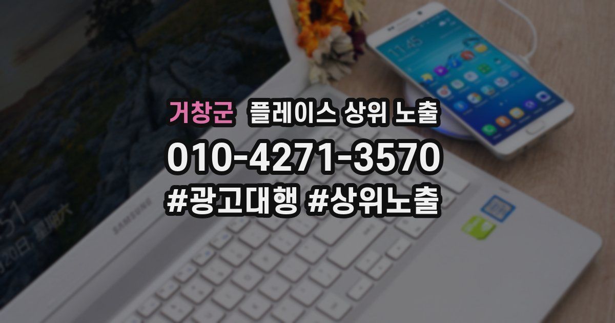 거창군 플레이스 상위 노출