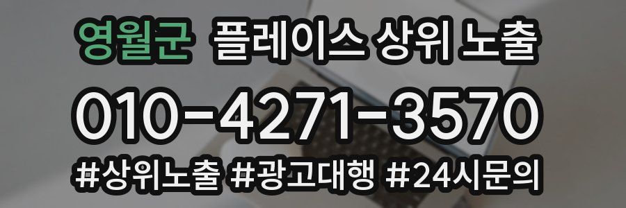 영월군 플레이스 상위 노출