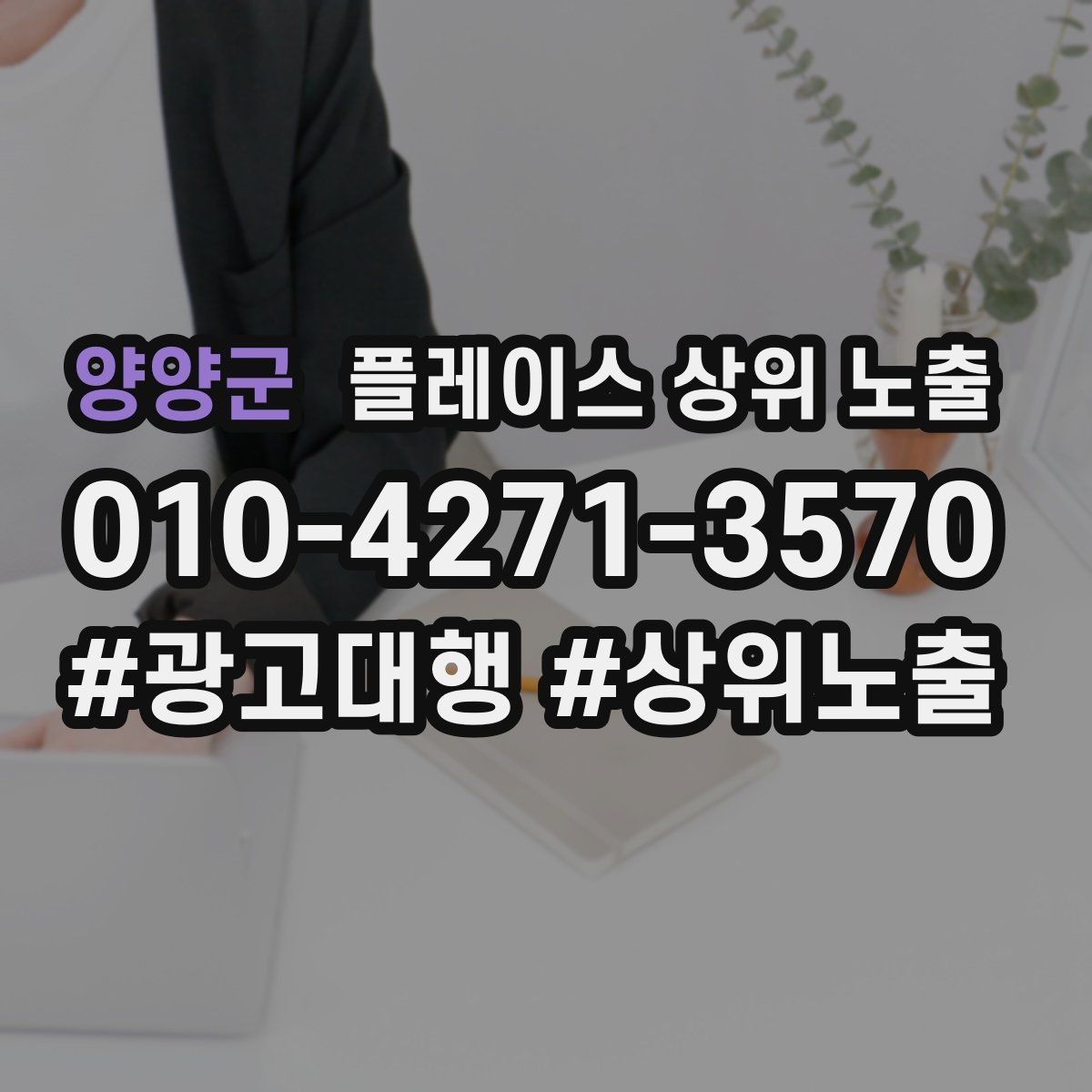 양양군 플레이스 상위 노출 서비스 범위를 명확히 적어야 하는 이유