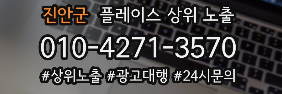 진안군 플레이스 상위 노출