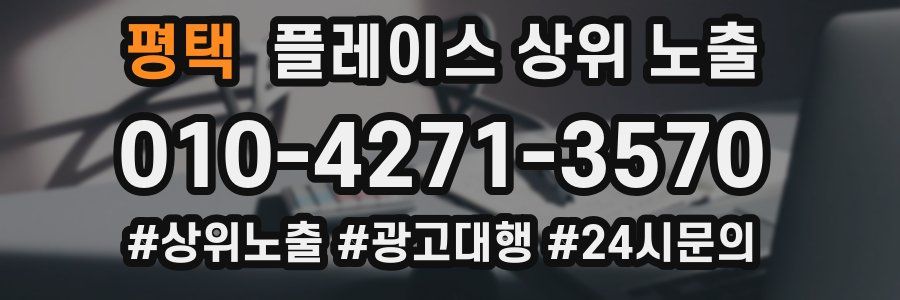 평택 플레이스 상위 노출