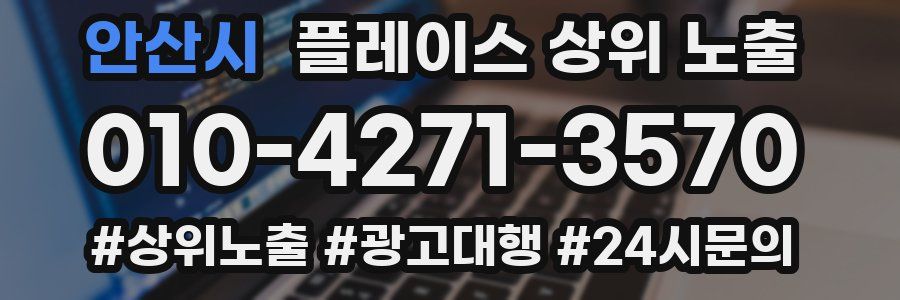 안산시 플레이스 상위 노출