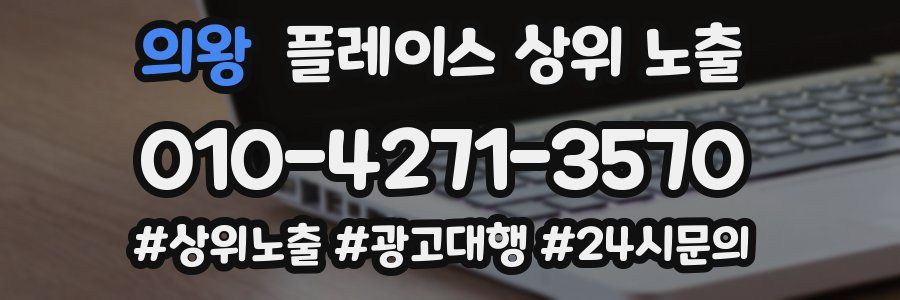 의왕 플레이스 상위 노출