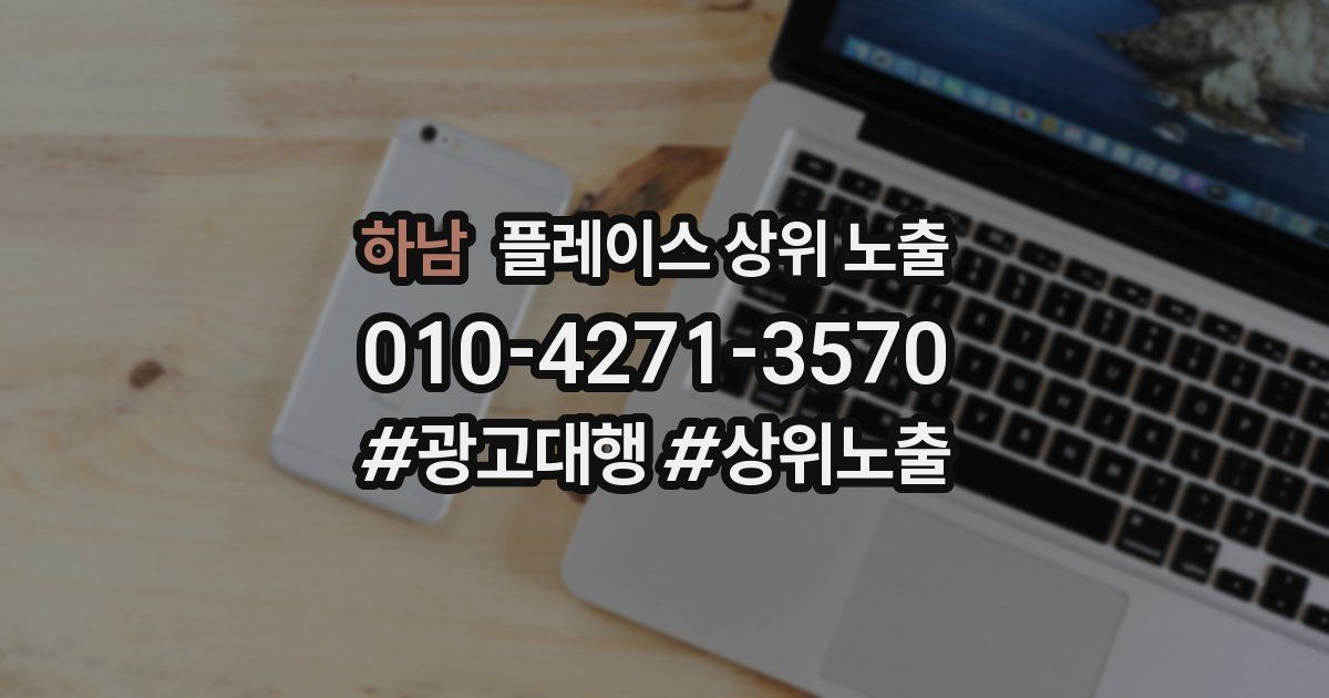 하남 플레이스 상위 노출