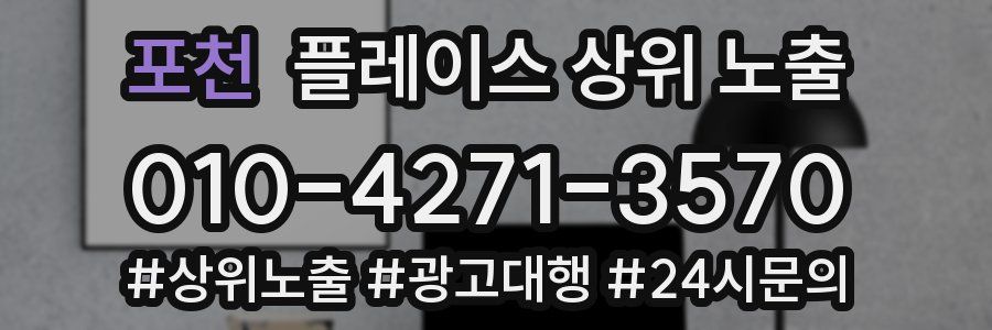 포천 플레이스 상위 노출