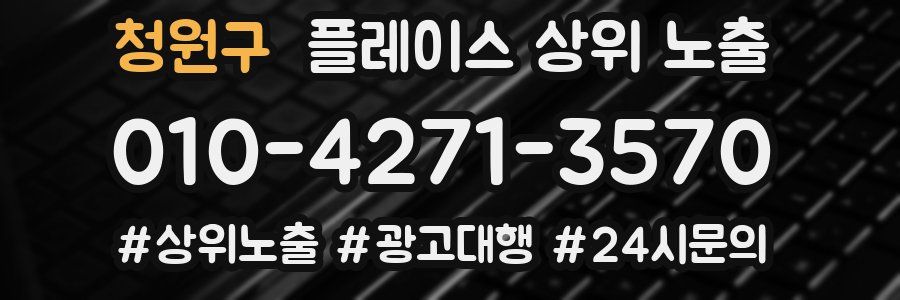 청원구 플레이스 상위 노출