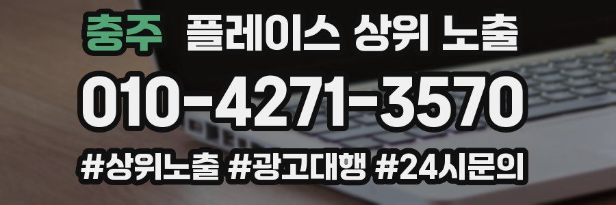 충주 플레이스 상위 노출
