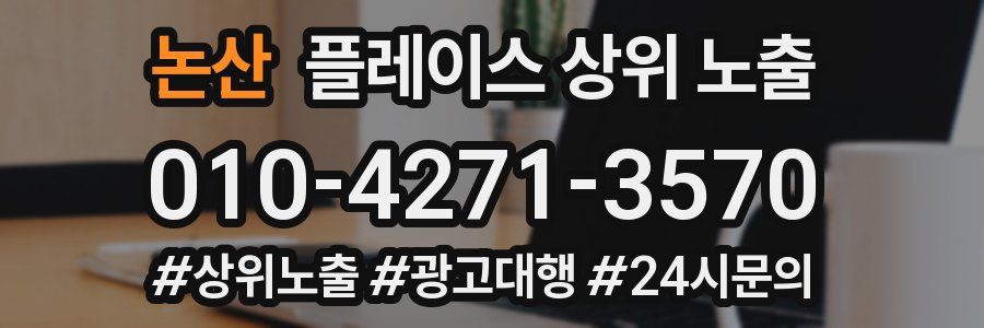 논산 플레이스 상위 노출