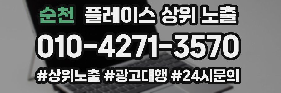 순천 플레이스 상위 노출