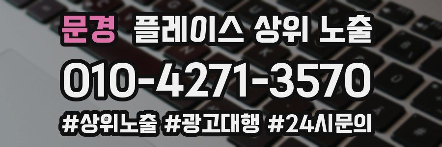 문경 플레이스 상위 노출