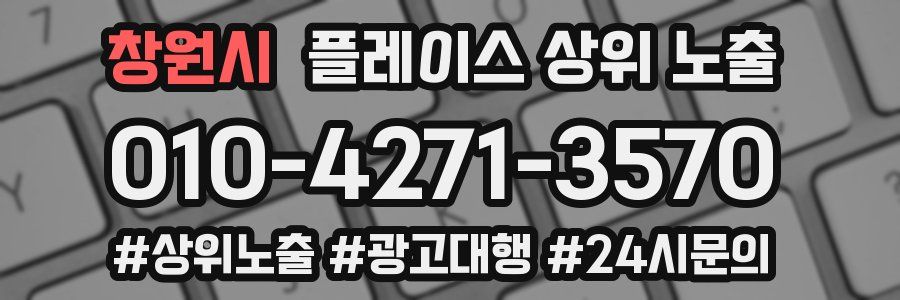 창원시 플레이스 상위 노출