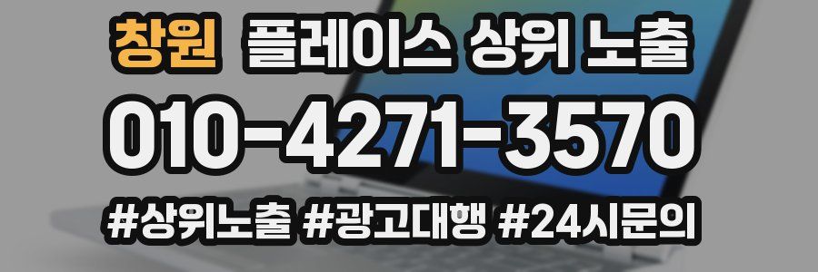 창원 플레이스 상위 노출