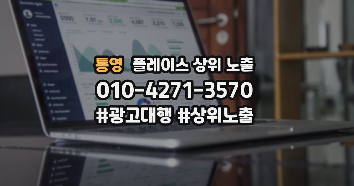 통영 플레이스 상위 노출