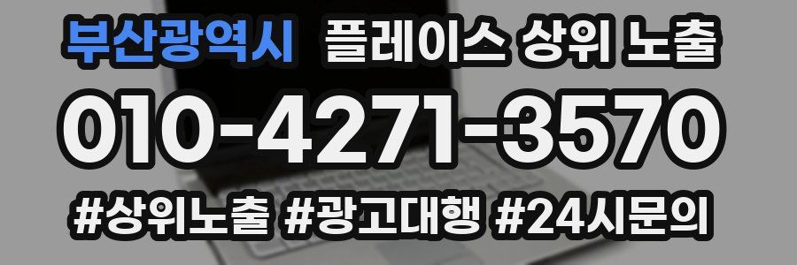 부산광역시 플레이스 상위 노출