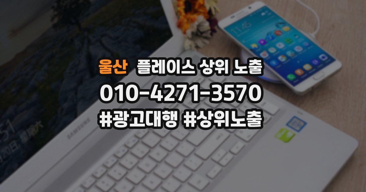 울산 플레이스 상위 노출