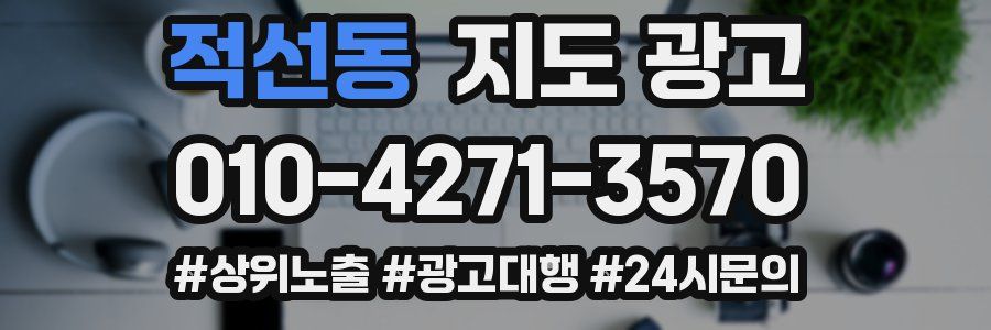적선동 지도 광고