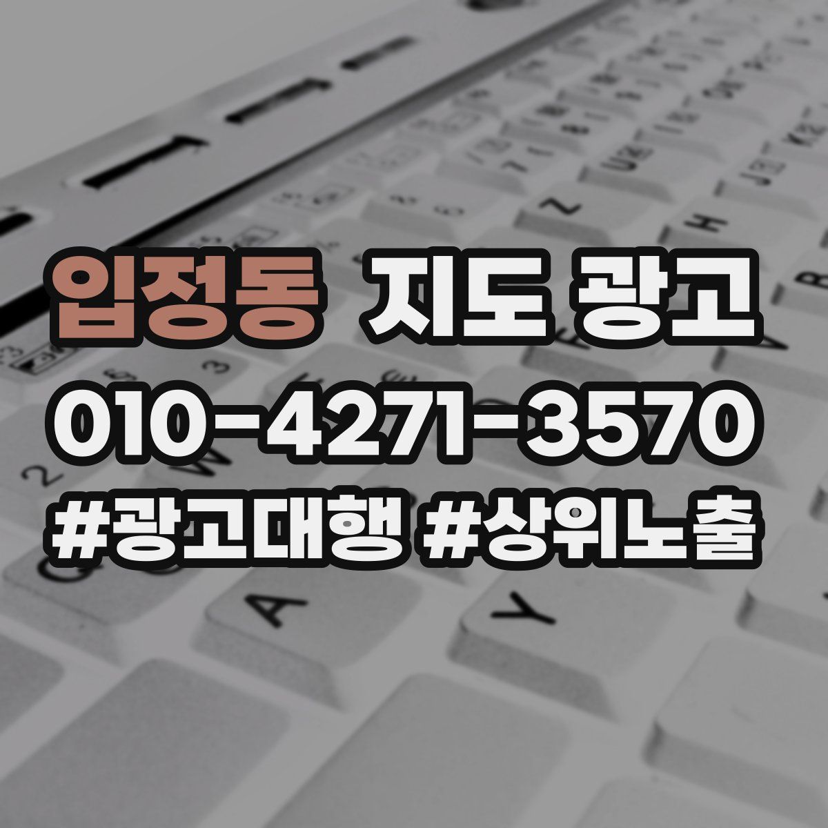입정동 지도 광고